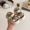 Zapatos de verano antideslizantes y transpirables 2026 para bebés principiantes niñas, lindos zapatos para niños pequeños, sandalias infantiles de moda con suela suave