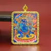 Colgante Thangka de los Ocho Grandes Protectores Tibetanos para Hombres y Mujeres, Tarjeta Thangka de Animales del Zodiaco del Año de Nacimiento, Bagua, Estilo Étnico, Amuleto Budista