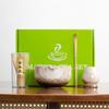 Conjunto de Chá Matcha Japonês 7 Peças Esmaltado em Forno Caixa Colorida Variedade de Conjunto de Ferramentas de 100 Peças Exclusivo Transfronteiriço