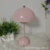 Luminária de mesa bud-shaped ambiente para cabeceira, luz noturna, luminária de cabeceira para quarto, luminária de mesa recarregável para sofá, luminária cogumelo, luminária de mesa para casamento