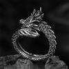 Anillo Supremo del Zodíaco Anillo para Hombre Joyería Retro Agresiva para Hombre Anillo de Personalidad de Calavera Punk
