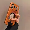 Funda para Teléfono Estilo Chica Hermosa Adecuada para iPhone 17 Pro Max, Modelo Nuevo para Apple 16 Pro, Nicho 15 Pro, 16 Funda de Cuero