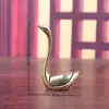 Un Par de Figuras de Cisne de Latón Puro, Mascotas de Té de Alta Gama para Sala de Estar, Dormitorio, Recibidor, Gabinete de Vino y Decoraciones de Gabinete de TV