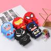 Nueva Serie de Anime Dibujos Animados Bolsa de Silicona para Niños Iron Man Spider-Man Bolso Bandolera Monedero