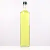 Venta al por mayor transfronteriza Botella transparente de aceite de oliva de 500 ml, Botella cuadrada de vidrio para aceite de camelia, Botella sellada de aceite de camelia, salsa de soja, vinagre, aceite