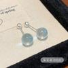 Pendientes de Borla de Bola de Burbuja de Soda Fantasma con Cierre de Tornillo para Mujer, Resina, Distintivos, Dulces, Frescos, Estilo Chica Caliente, Clavo de Oreja