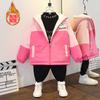 Abrigos de Invierno para Niñas 2025 Nuevo Estilo Estilo Infantil para Niñas Otoño e Invierno Terciopelo Engrosado Algodón Oso Abrigos Tops para Bebé