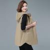 Chaleco de Comercio Exterior Transfronterizo de Talla Grande de Longitud Media para Mujer 2025 Nuevo Estilo Coreano Delgado sin Mangas Holgado Chaleco Chaqueta al por Mayor