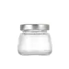 Botella de Vidrio Transparente para Miel de Boca Ancha de 30 ml al por Mayor, Frasco Redondo de 75 ml para Nido de Pájaro, Botella Rellenable de 100 ml con Tapa