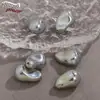 Perla de Agua Salada Imitación de Diosa de Gama Alta Forma Especial 12*22mm Perla de Imitación Collar Pulsera de Cuentas DIY Joyería