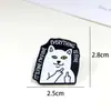 [Promoção] Broche de Gato Animal de Desenho Animado Inglês Insígnia Fofa Transfronteiriça Pino de Tartaruga Metálico Esmaltado