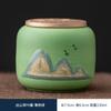 Cajas de regalo para empaque de latas de té de cerámica Universal Tamaño pequeño té verde té negro latas selladas latas dobles regalo de mano logotipo personalizado