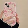 Adecuado para la carcasa del teléfono móvil Apple 14promax nuevo iPhone13/15 linda caricatura/silicona 15 para mujer resistente a caídas