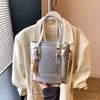Bolsas de Mão Pequenas Transfronteiriças da Moda para Mulheres 2025 Nova Moda Transversal Casual Estilo Coreano Tote Bolsa Balde