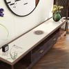 Nuevo Protector para Mueble de TV Estilo Chino Impermeable a Prueba de Aceite Anti-escaldaduras No Lavable Entrada Entrada Entrada Zapatero Mueble Lateral Protector de Mesa Larga