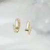 Pendientes de Botón con Letras y Diseño de Concha de Moda 2026 para Mujer, Pendientes de Botón de Alta Gama, Mini Pendientes de Botón Tendencia