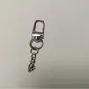 Hebilla de Puerta de Aleación de Zinc con Cadena Hebilla Fina para Perro Accesorios de Mochila para Mascotas Hebilla Universal Llavero Giratorio