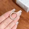 Anillo de Pie Black Myth Wukong Plata 999 para Mujer Plata Esterlina Nicho Sentido de Alta Gama Aro Dorado Anillo de Maldición Regalo