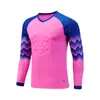 Traje de Uniforme de Goleiro de Futebol para Homens e Mulheres Camisa Protetora de Manga Longa Traje de Competição e Treinamento Camisa de Goleiro Fornecimento Exclusivo Transfronteiriço