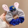 Zootopia Lindo Sombrero de Oficial de Policía Judy Diadema de Cabeza de Conejo Pasador de Pelo de Dibujos Animados Súper Adorable Sombrero para Fotografía en Parque de Atracciones