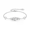 Comercio Electrónico Transfronterizo Moda Creativa Joyería de Pulsera con Nudo Celta Irlandés Estilo Lujo Ligero Versátil Estilo Genial Joyería de Mano