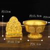 Deus da Riqueza da Água de Seis Vias Liga Decoração de Sala de Estar Decoração de Buda Bronze de Três Cores Cobre Vermelho Dourado Decoração Buda Casa