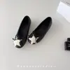 Nuevos Zapatos Mary Jane de Ballet con Estrella y Lazo Vintage para Mujer Primavera/Verano 2026, Aumentadores de Altura, Versátiles, Planos Adelgazantes