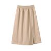 Saia plissada feminina nova de alta qualidade para primavera e verão Cintura alta Cintura alta Design de alta qualidade Calças culotte finas Saia feminina