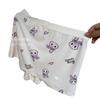 Pacote com 4 Calcinhas 8002 para Meninas Respiráveis Sem Costura Sem Elástico P Pele Macia Amigável à Pele Boxers de Desenho Animado Crianças Pequenas e Médias