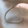 Pulsera de Circonita Gota de Agua de Lujo Ligero Ins Pulsera de Moda Simple de Alta Gama Exquisita Nicho Elegante Pulsera de Celebridad de Internet para Mujeres