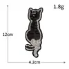 Bordado de Lantejoulas Premium Três Gatos Animal de Estimação Fofo Bordado de Computador Bordado Cartoon Patche de Tecido Patche Adesivo Carimbo de Tecido