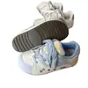 Zapatos blancos de suela gruesa estilo coreano, nuevo modelo de verano 2026, zapatillas de entrenamiento alemanas redondas lindas y peculiares, zapatos cómodos para estudiantes, zapatos de mujer