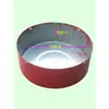 Cubierta Protectora Redonda de Borde Recto Carcasa de Hierro Rojo Accesorios para Motor de Vibración Horizontal Xinxiang Estampado