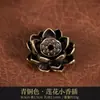Accesorios para Incienso, Porta Incienso de Calabaza, Porta Incienso Poroso Mini Gota de Agua, Porta Incienso de Tortuga Zen Loto, Porta Incienso Longteng
