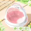 Gaiola de Hamster Gaiola Portátil de Viagem Esquilo-Voador Gerbil Hamster Dourado Visão Panorâmica Suprimentos para Pequenos Animais Esquilo