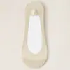 Calcetines de Hilo de Hielo Tipo Barco con Malla, Suela de Algodón, Antideslizantes, Estilo Delgado de Verano, Invisibles de Corte Bajo para Tacones Altos para Mujer, Tallas Grandes