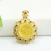 Colgante de Ámbar Natural Aiyu Collar de Girasol de Ámbar Dorado Fábrica de Joyería Al por Mayor Dropshipping S3122702