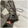 Nova minibolsa de lantejoulas, bolsa infantil transfronteiriça, bolsa de ombro estilosa e versátil, bolsa de corrente para pais e filhos, bolsa para batom