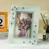 Porta-Retrato de Cristal de Vidro Transparente Porta-Retrato Vazio Suporte de Exibição Minimalista 56 polegadas 7 polegadas 8 polegadas 10 polegadas Porta-Retrato Personalizado para Atacado com Strass