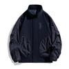 Jaqueta masculina aviador com gola de veludo cotelê, nova moda primavera 2024, estilo americano, casual, retrô e moderno