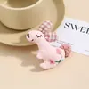 Muñeca de Dibujos Animados Rellena de Algodón Broche Colgante para Bolso Accesorios de Joyería Tejidos a Mano de Punto Accesorios Hechos a Mano en 3D para DIY
