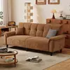 Sofá Cama Plegable Multifuncional Todo en Uno de Doble Uso para Sala de Estar, Habitación de Alquiler, Oficina, Sofá de Cuero Anti-Arañazos para Gatos