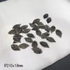 10 Piezas de Flores de Metal para Materiales de Base, Materiales para Pasadores Retro Estilo Antiguo, Joyería Hecha a Mano DIY, Accesorios para Pasadores