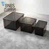 Soporte para Tazas Transparente a Prueba de Polvo Bnbs con Tapa, Caja de Almacenamiento Anti-Caídas para Copas de Licor de Vidrio, Organizador de Vasos de Agua y Copas de Vino