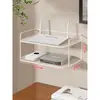 Soporte para Router Almacenamiento para Módem Óptico Decodificador de TV Gabinete con Disipación de Calor Estante de Almacenamiento de Escritorio Enchufe Soporte para Control Remoto