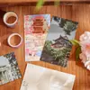 Conjunto de Cadernos Tendência Nacional Comemorativo de Viagem Caderno DIY Manual Papel Cola Presente Criativo Cultural Caderno Estilo Chinês