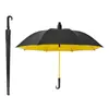 Paraguas de Golf con Mango Curvo y Varilla Recta con Funda Impermeable, Parasol de Goma Negra, Protección Solar, Doble Uso para Lluvia y Sol, Venta Directa del Fabricante