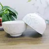 Vajilla Cerámica para Mesa de Hogar de Alta Calidad, Estilo Dibujo Animado Lindo, con Coloreado Bajo Esmalte a Alta Temperatura, Incluyendo Varios Tazones de Arroz y Platos