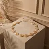 Moda minimalista europeia versátil prato redondo corrente de cintura fina tendência de nicho acessório de vestido acessório de cinto de metal para a cintura