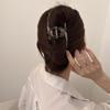 Té Cálido Personalidad Simple Pinza de Pelo de Cruz Pinza de Tiburón Grande para Mujer Pinza de Placa Pinza para Parte Trasera de la Cabeza Elegantes Accesorios para el Cabello